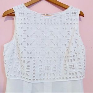 Ralph Lauren White Eyelet Dress